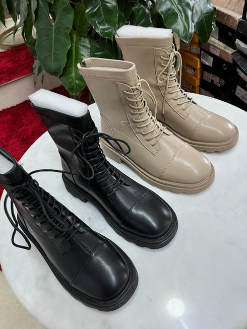 Martens Lace Up Ankle Boots